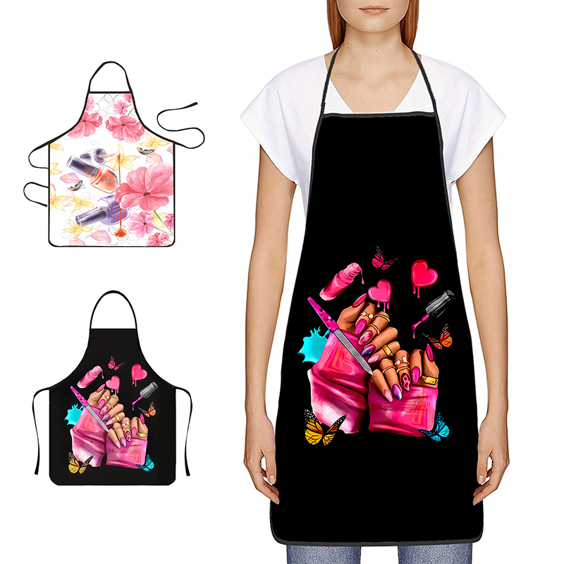 Kitchen Baking Unit - Oje Baskı Güzellik Mutfak Kadın Önlük
