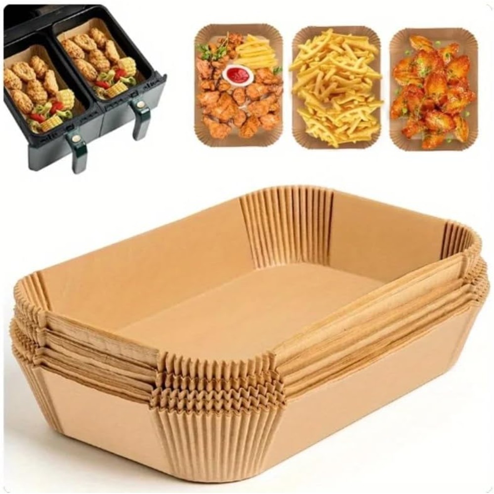 Kitchen Baking Sheets - 50/100 adet Tek Kullanımlık Hava Fritöz