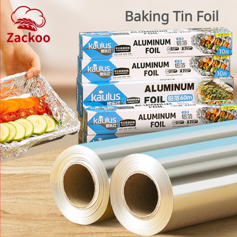 Kitchen Baking Sheets - Zackoo 10/20/40 M Alüminyum Folyo Pişirme