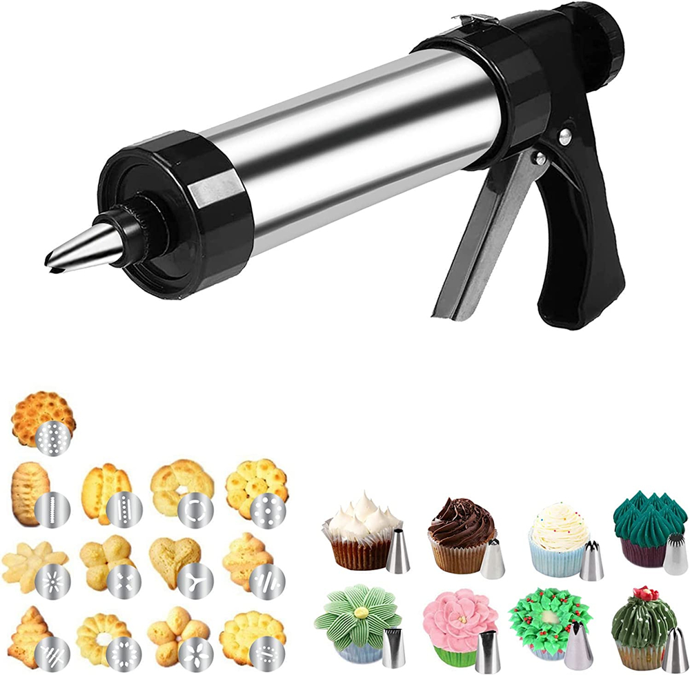 Piping Bag Disposable - LMETJMA Kurabiye Pres Seti Bisküvi Yapımcısı