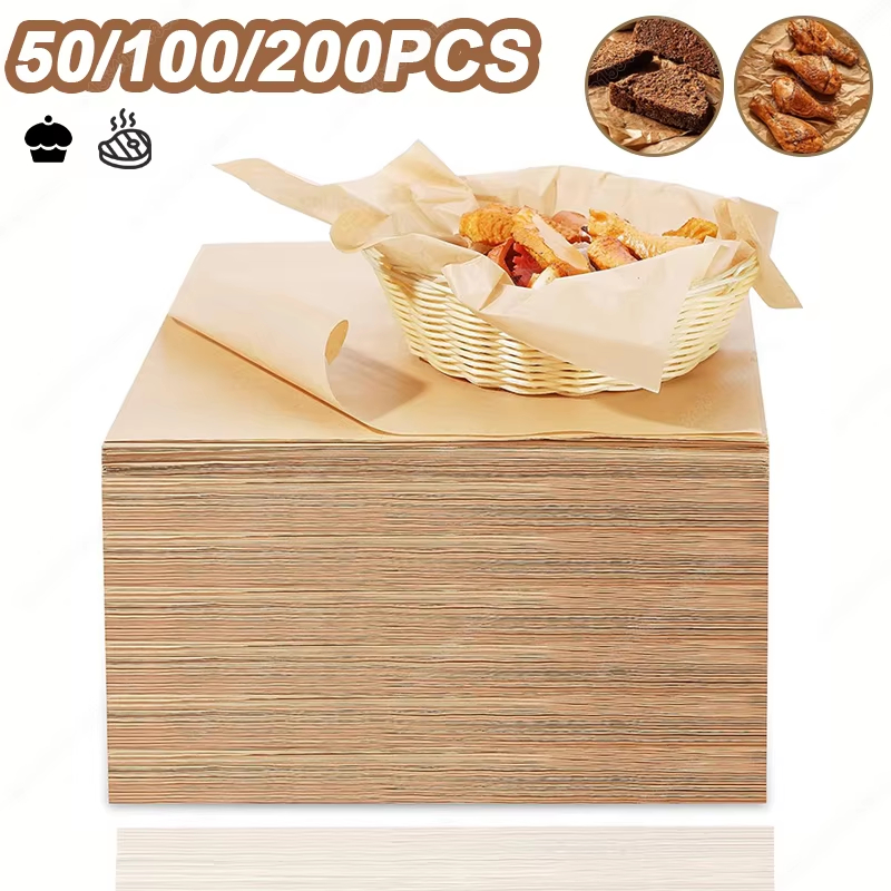 Kitchen Baking Sheets - 50/100/200 adet pişirme kağıdı parşömen fırın