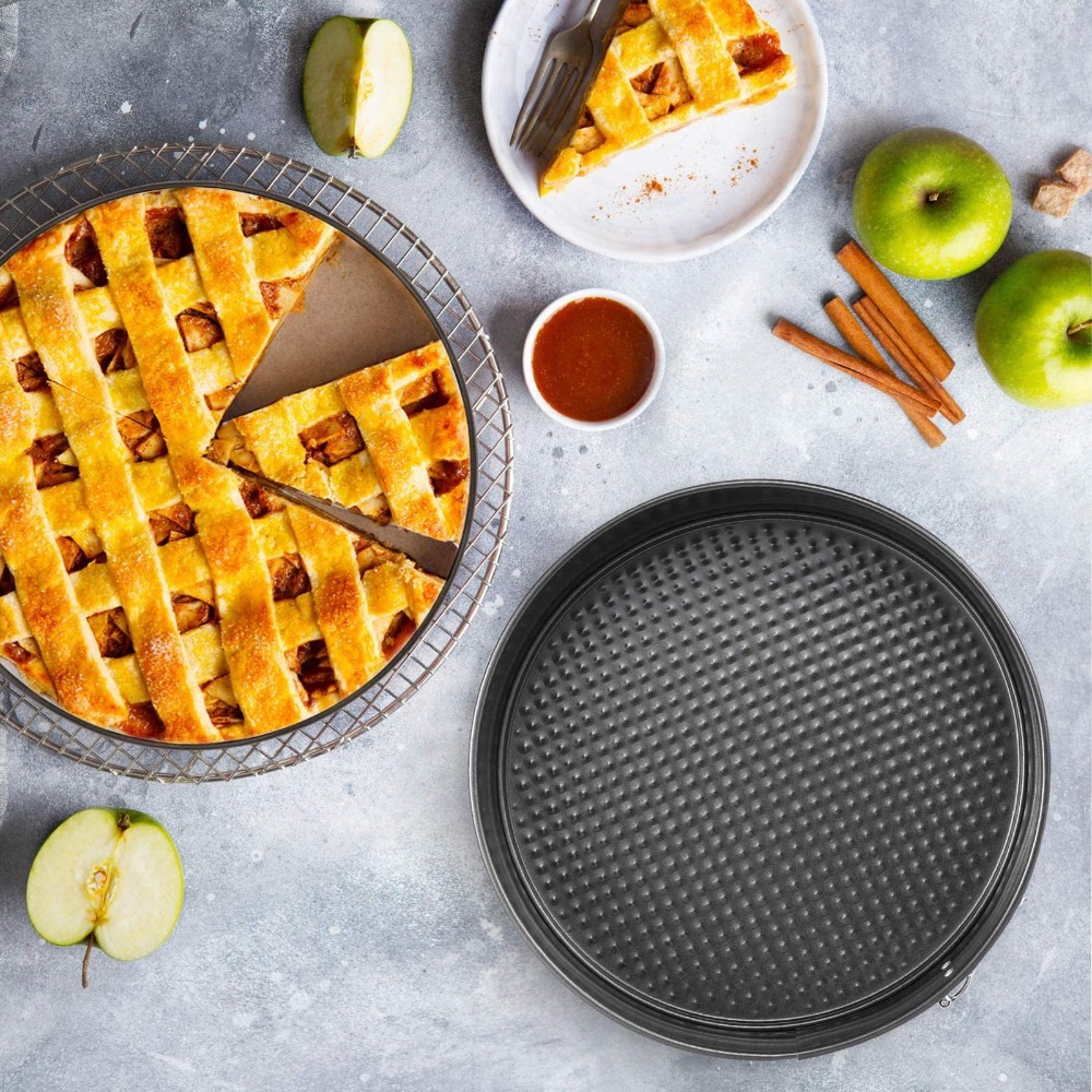 Springform Pan Set - 3 Parça Karbon Çelik Kek Kalıbı