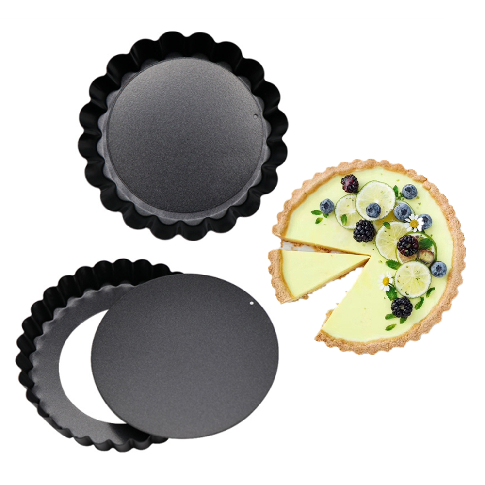 Tart Pan Loose - 10/12cm Mini pasta Muffin kek tava