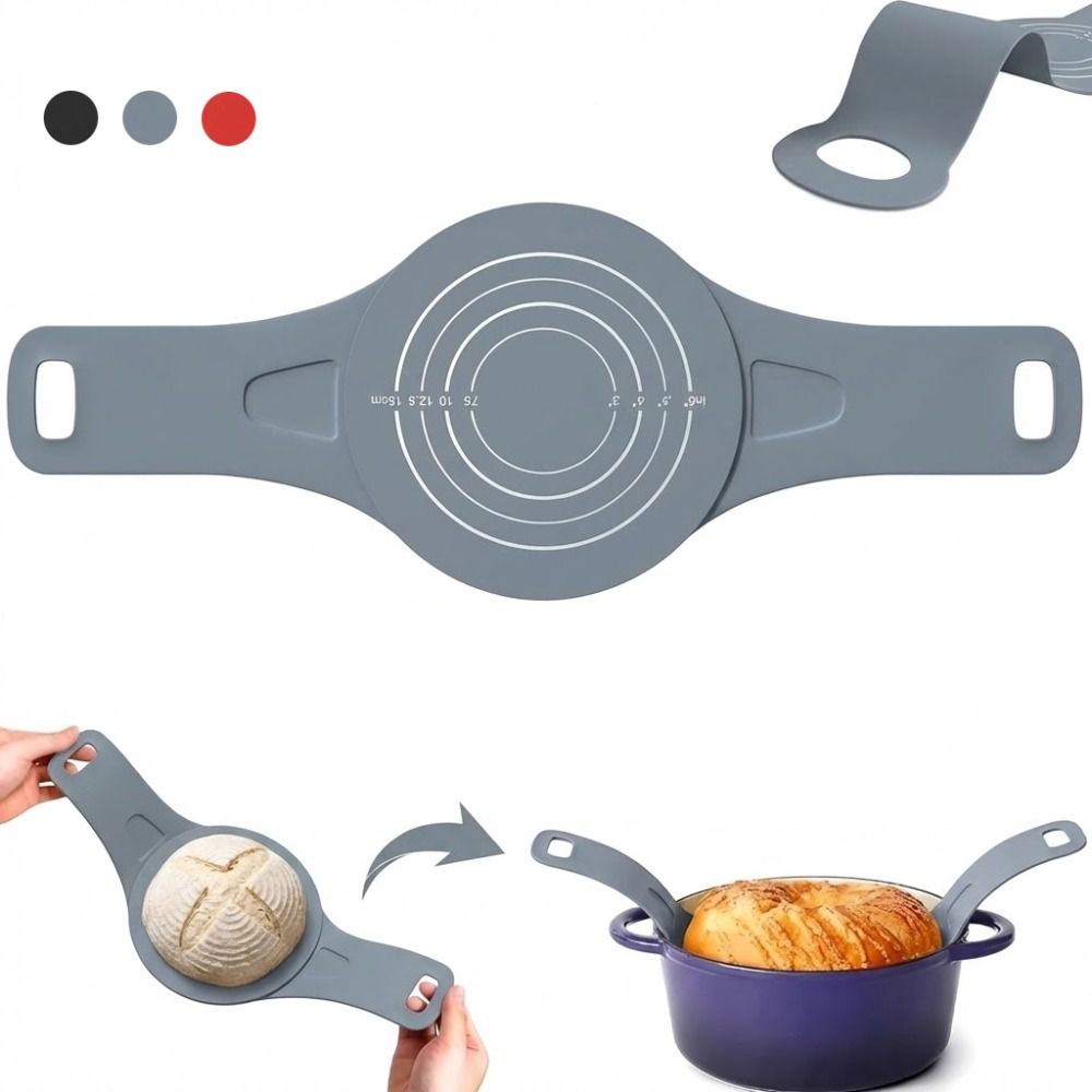 Springform Pan Set - Elyaf İçermeyen Silikon Ekmek Askısı Yuvarlak