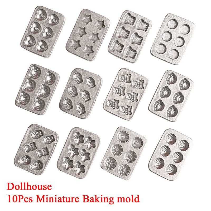 Mini Kitchen Baking - 10 adet Bebek Evi Minyatür Mini