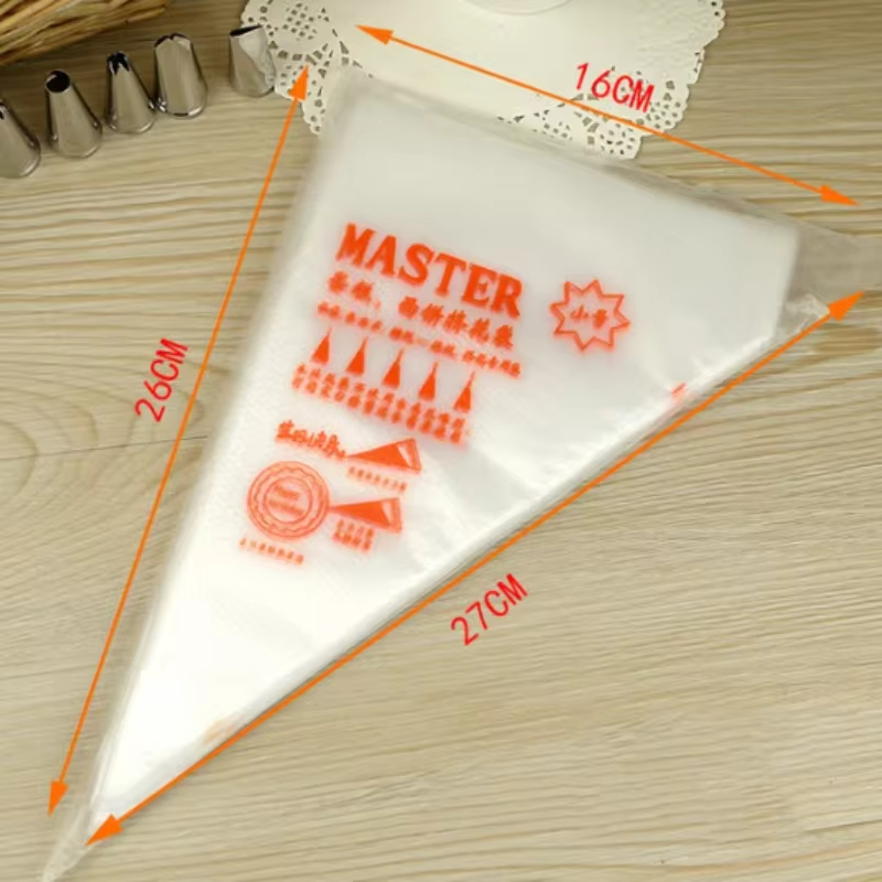 Piping Bag Disposable - Büyük sıkma torbaları 100 adet Tek
