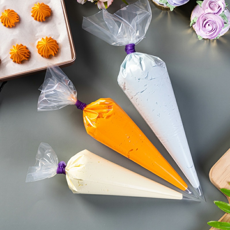 Piping Bag Disposable - 100 adet Kalın Tek Kullanımlık Sıkma