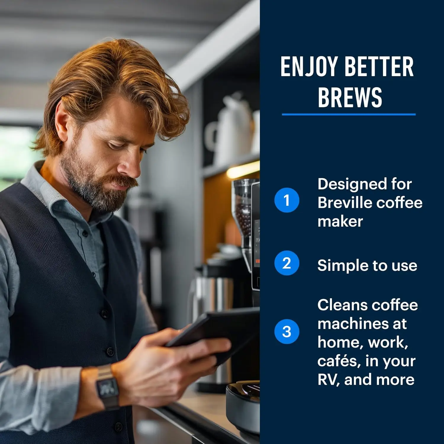 50/10 adet Espresso Makinesi T - Breville Espresso Barista Touch incelemesi ve fiyatı