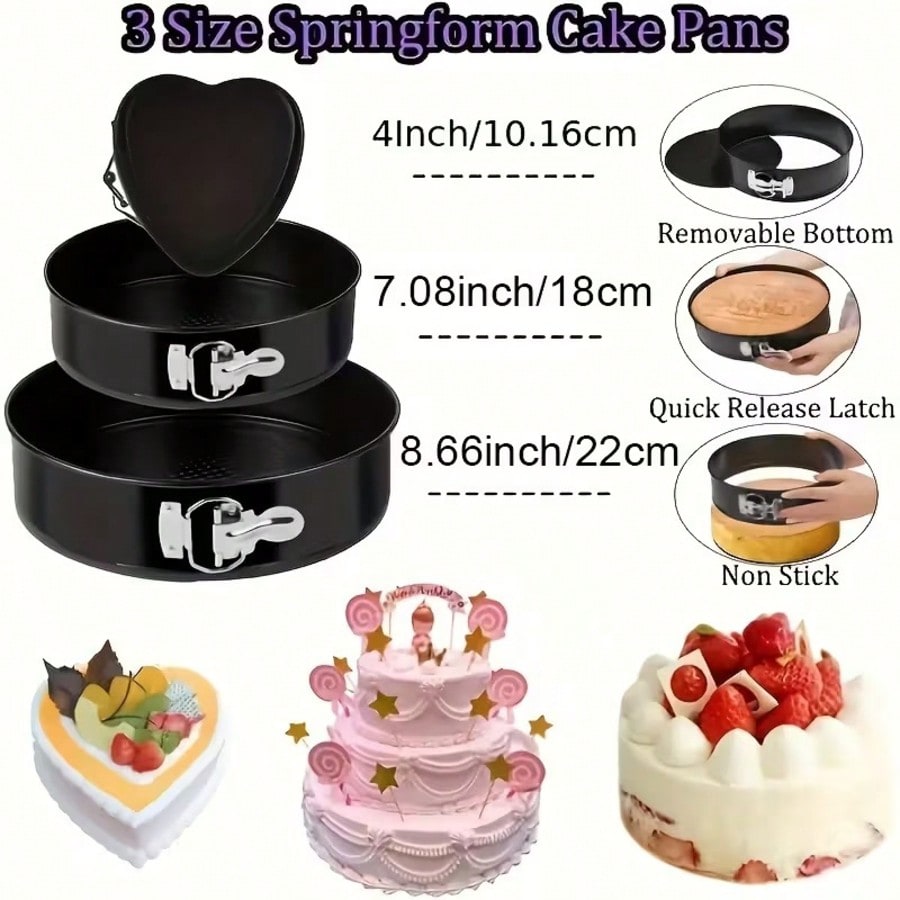 TAIMASI 492set Kek Süsleme Ale - Springform Pan Set incelemesi ve fiyatı