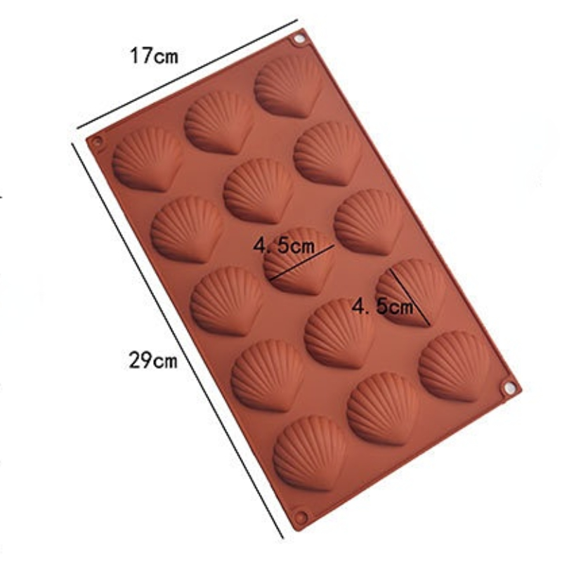 Gıda sınıfı Madeleine kek kalı - Kitchen Baking Ware incelemesi ve fiyatı